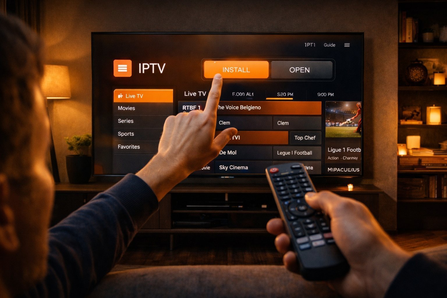 Installer IPTV sur Smart TV Belgique - Guide étape par étape