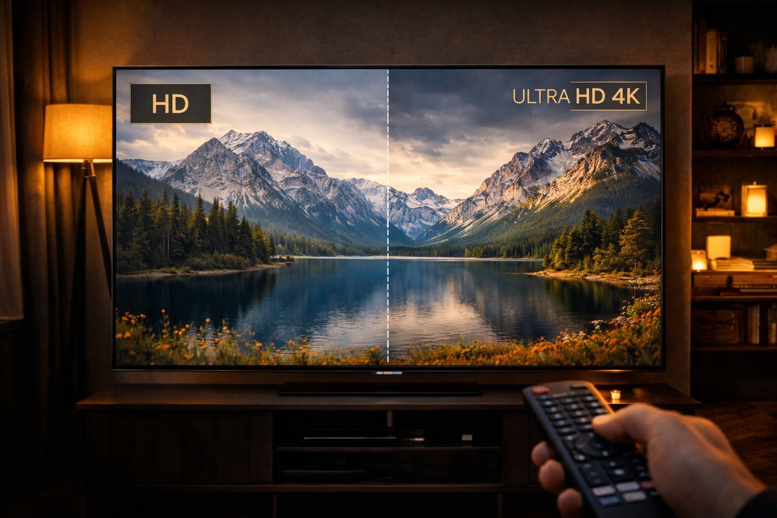 IPTV 4K Belgique - Comparaison qualité HD vs Ultra HD 4K
