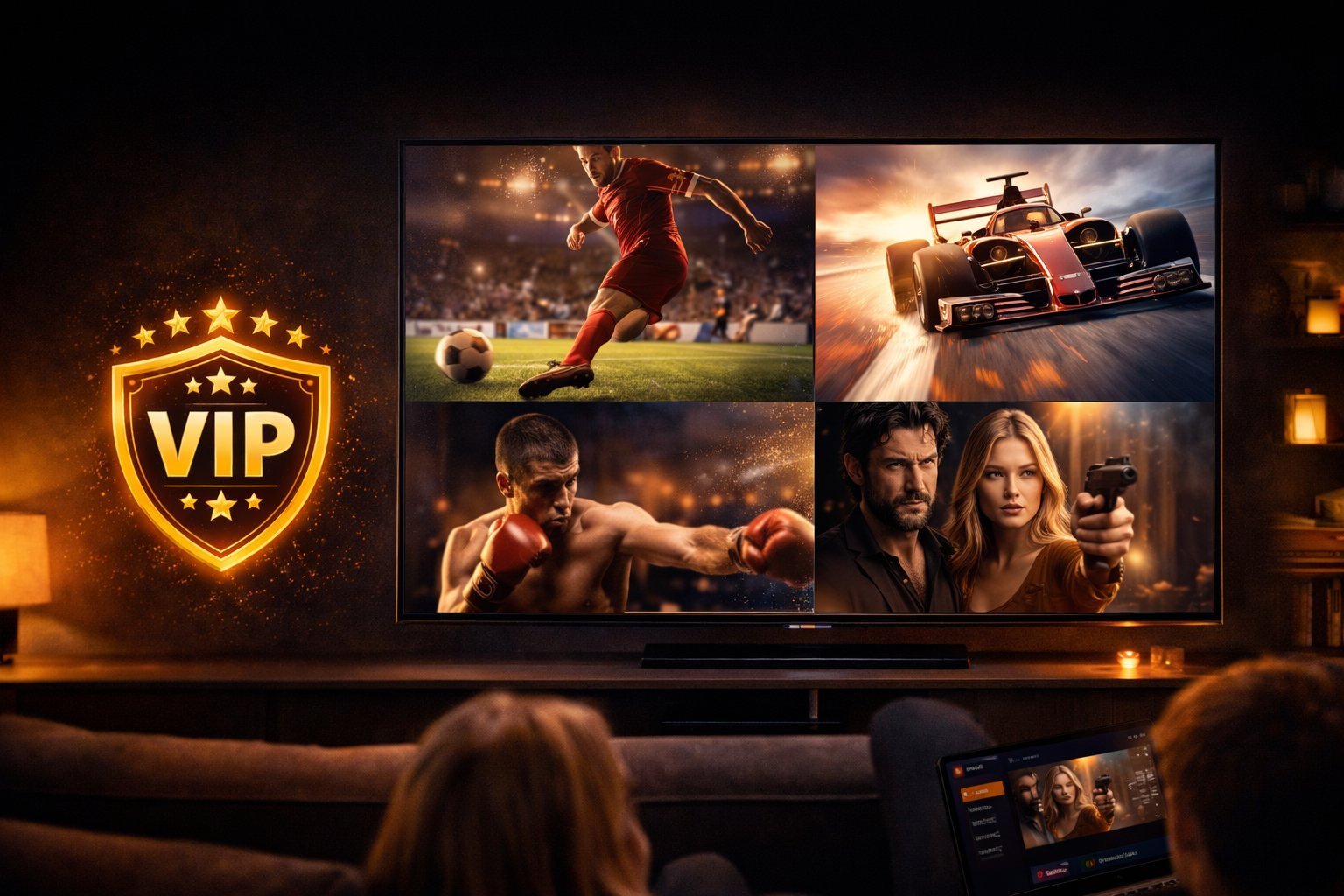 Abonnement IPTV Premium Belgique - Chaînes sport et VOD